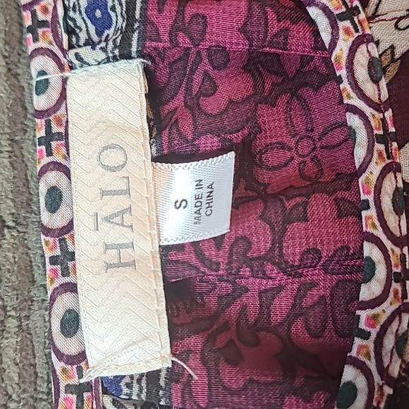 Halo Boho Mixed Prints Blouse - Picture 7 of 12